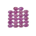 pink sapphire oval cabochon