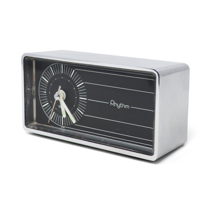 1960s Chrome Alarm Clock by Rhythm