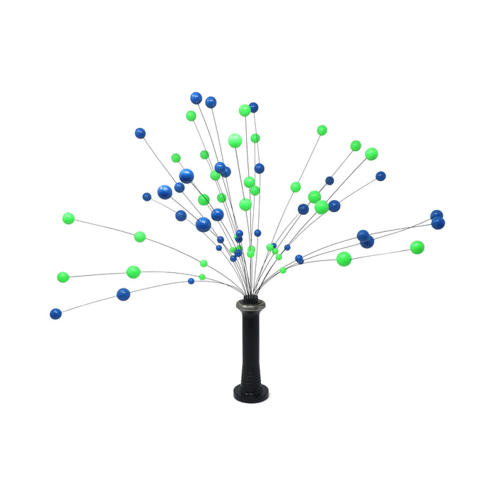 1960s Danish Modern Blue and Green Kinetic Ball Sculpture