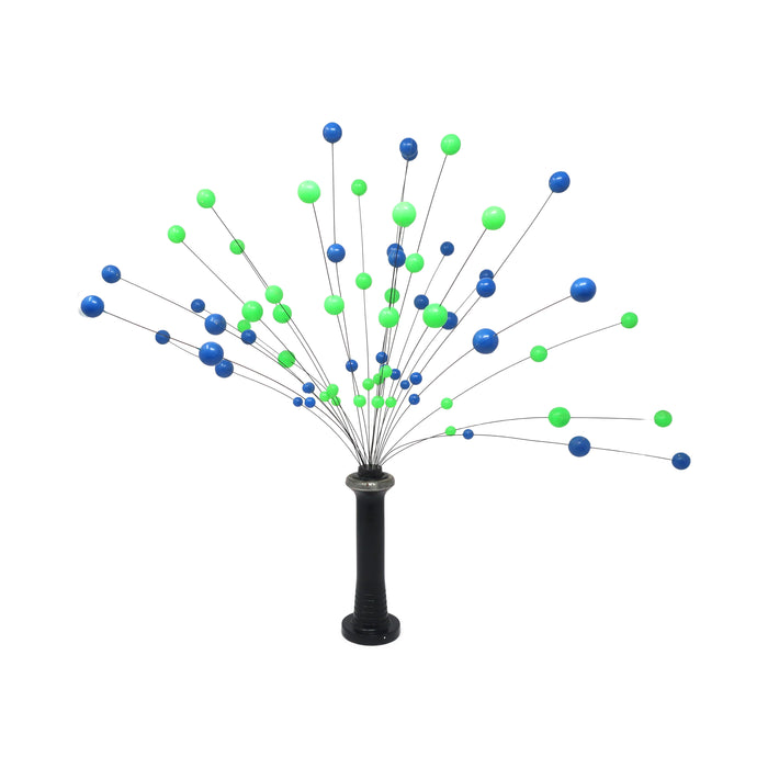 1960s Danish Modern Blue and Green Kinetic Ball Sculpture