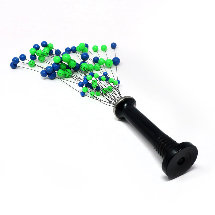 1960s Danish Modern Blue and Green Kinetic Ball Sculpture