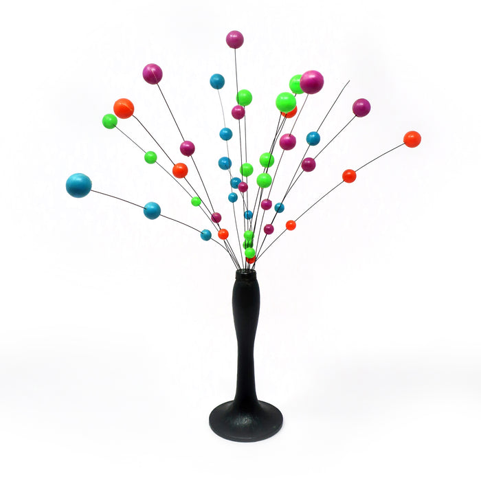 1960s Danish Modern Multicolor Kinetic Ball Sculpture