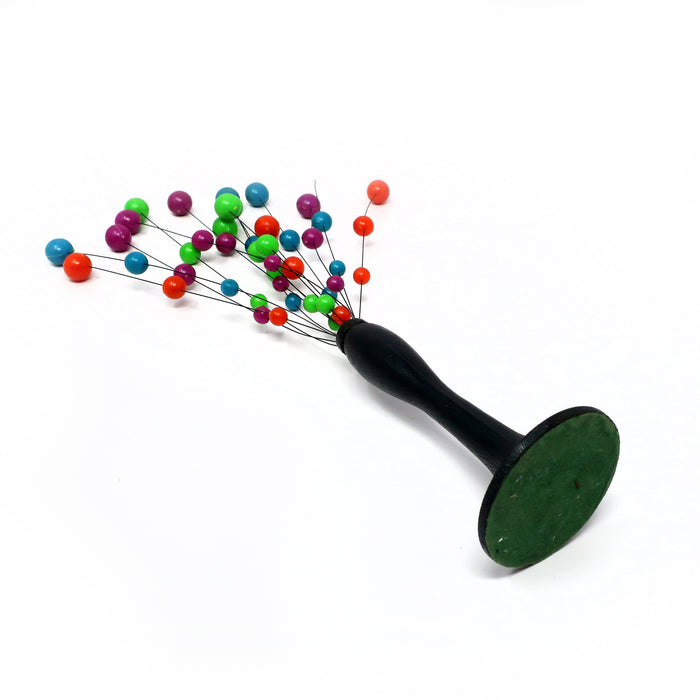 1960s Danish Modern Multicolor Kinetic Ball Sculpture