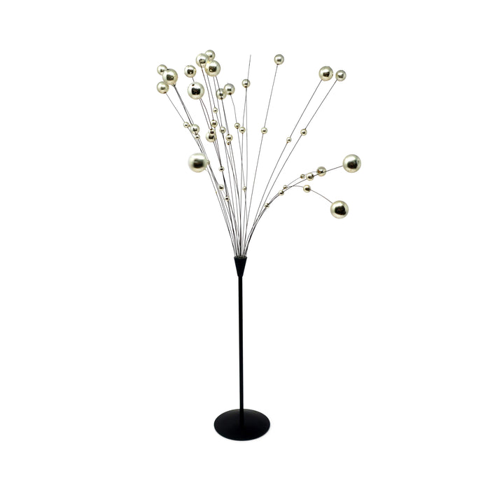 1960s Danish Modern Silver Kinetic Ball Sculpture by Laurids Lonborg
