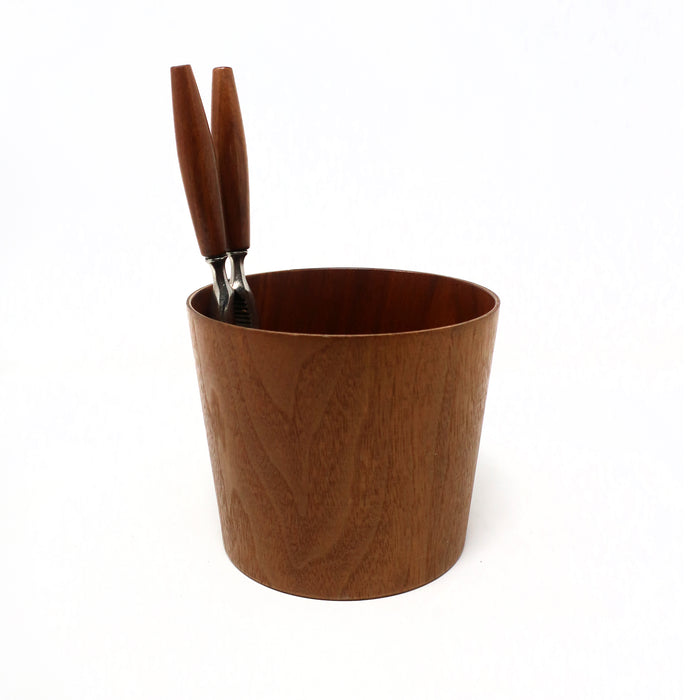 1960s Scandinavian Modern Teak Nutcracker and Bowl by Rainbow Wood