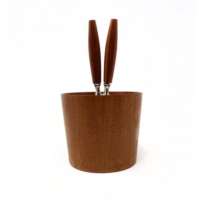 1960s Scandinavian Modern Teak Nutcracker and Bowl by Rainbow Wood