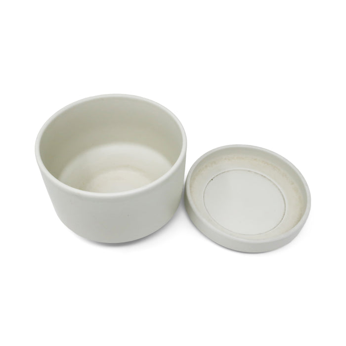 1960s White Modernist Planter by Richard Lindh for Arabia Finland