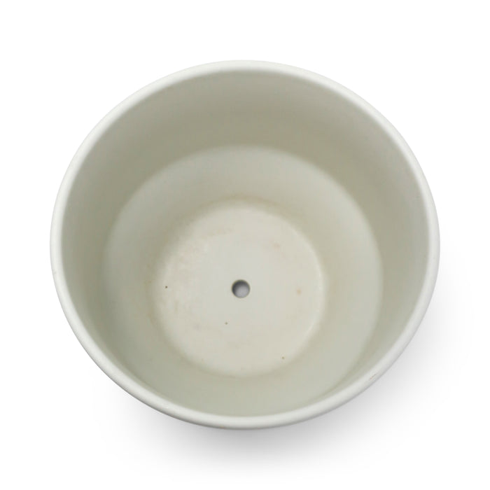 1960s White Modernist Planter by Richard Lindh for Arabia Finland