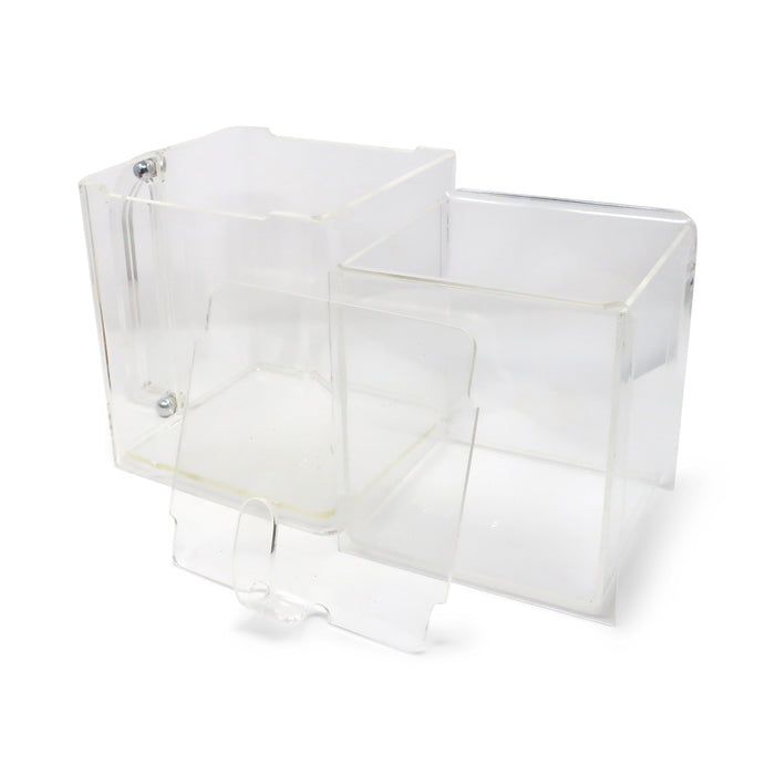 1970s Lucite and Chrome Ice Bucket