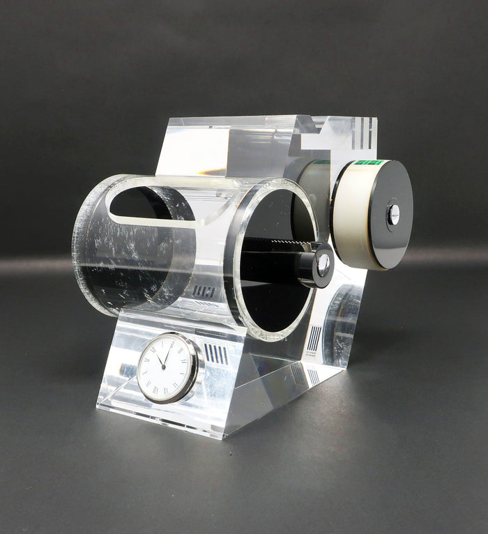 1970s Lucite Desk Organizer by Feliceantonio Botta