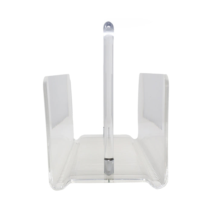 1970s Lucite Magazine Rack