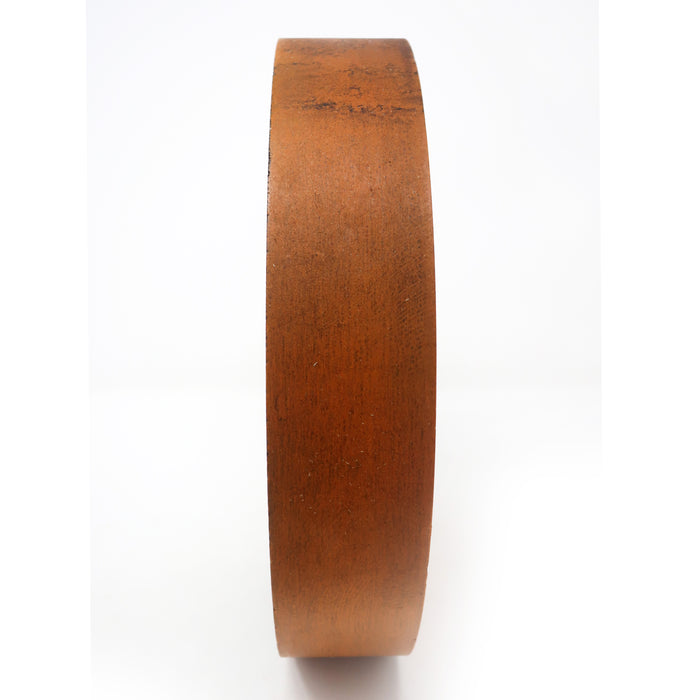1970s Orange Wood Wall Clock