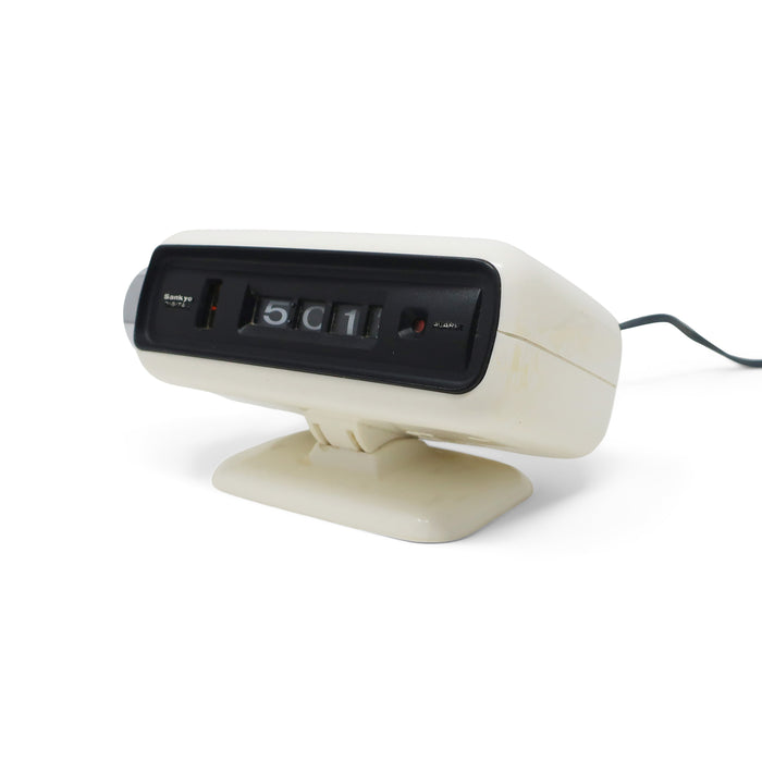1970s White Sankyo Model 101 Digital Flip Clock