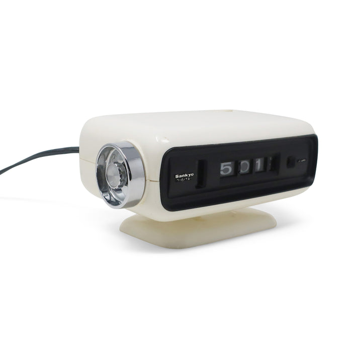 1970s White Sankyo Model 101 Digital Flip Clock