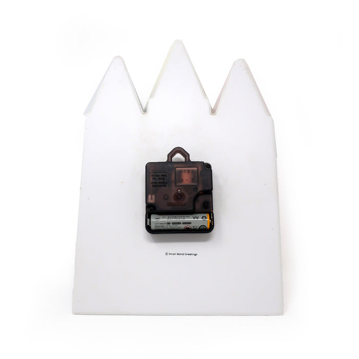 1980s Crayon Wall Clock by Small World Greetings