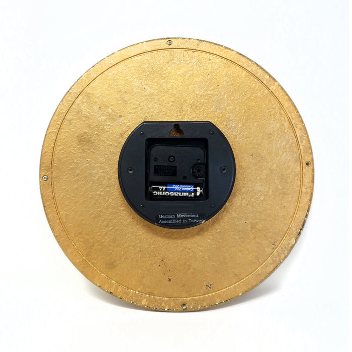 1980s Deco Wall Clock by Kienzle
