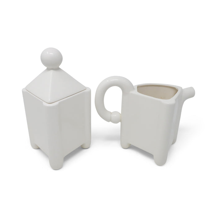 1980s Postmodern Kato Kogei Fujimori Carnival Creamer & Sugar Set