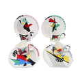 1980s Postmodern Kato Kogei Fujimori Carnival Mug and Plate Set