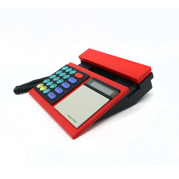 1980s Red Bang & Olufsen Beocom 2000 Phone