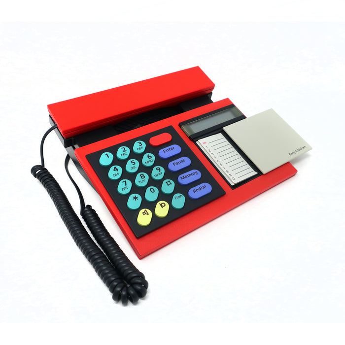 1980s Red Bang & Olufsen Beocom 2000 Phone