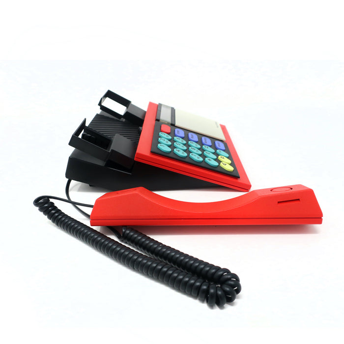 1980s Red Bang & Olufsen Beocom 2000 Phone