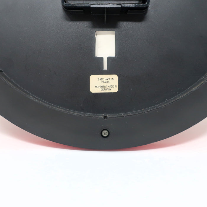 1980s Red, White and Green Wall Clock by Junghans