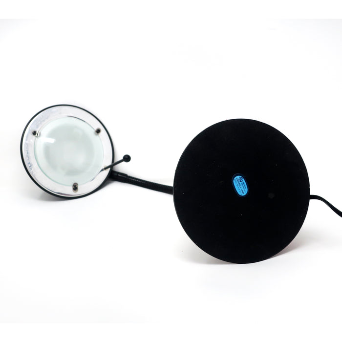 1990s Postmodern Wood and Metal Desk Lamp