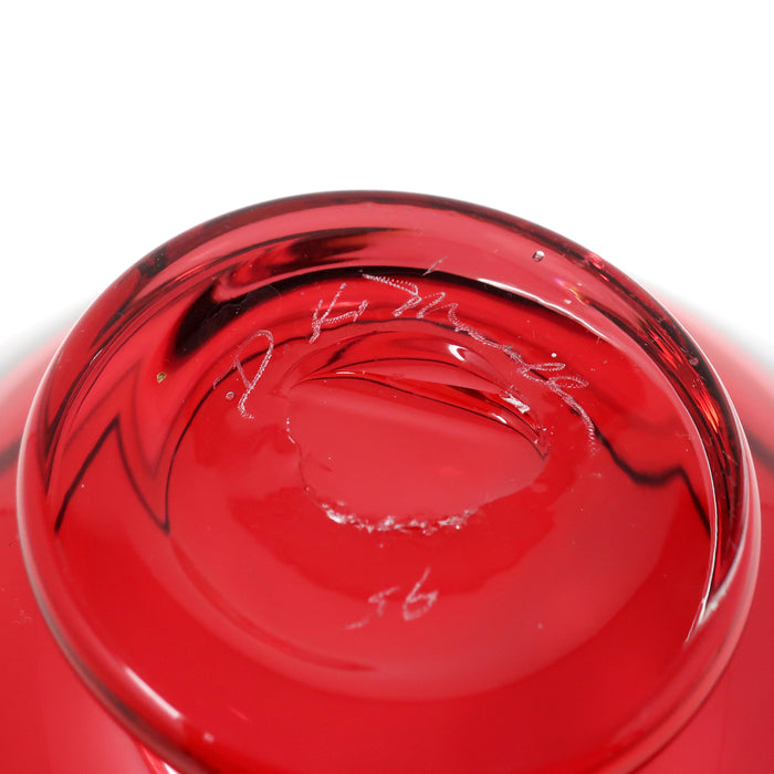 1990s Studio Art Glass Bowl