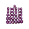 pink sapphire oval shape cabochon
