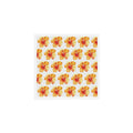 4x4in Orange Hibiscus Ceramic Coaster