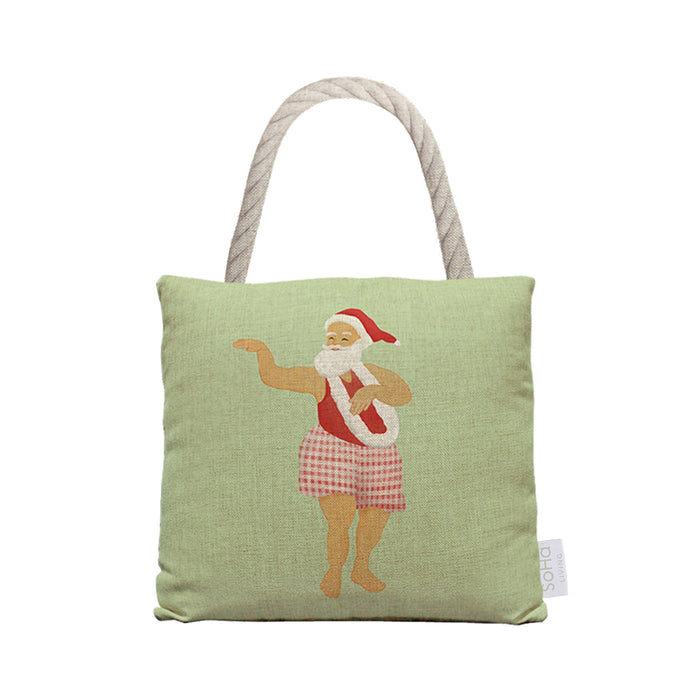 5x5in Hey Santa Door Hanger