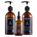 ANNA HOLTZ For Men Wrinkle-Improving Whitening Skin Lotion and Essence 3 Pieses Set - Gentleman Korea brown pump bottles for men skincare