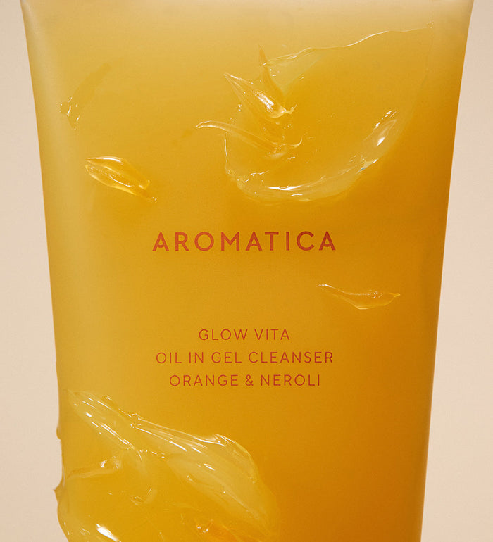 Aromatica Glow Vita Oil-In-Gel Cleanser Orange & Neroli 150ml