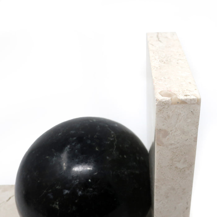 Art Deco Marble Bookends