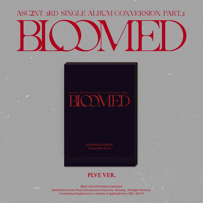 ASC2NT - 3rd Single Album Conversion Part.2 [BLOOMED] (PLVE  | Kool Seoul - Buy Kpop Albums Online