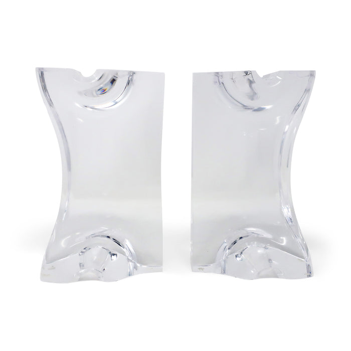 Astrolite Lucite Bookends by Ritts Co. of Los Angeles