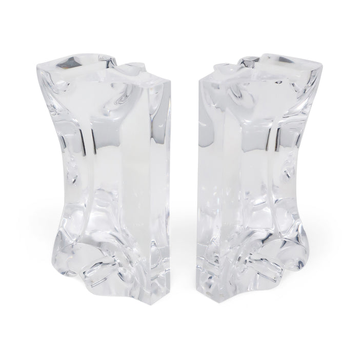 Astrolite Lucite Bookends by Ritts Co. of Los Angeles