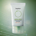 BEPLAIN Green Bean Cooling Moisture Sun Cream 50ml packaging on green background
