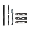 BLACK MONSTER Perfect Eyebrow Kit by Gentleman Korea – men's eyebrow kit with pencil, spoolie, razor and stencils for grooming