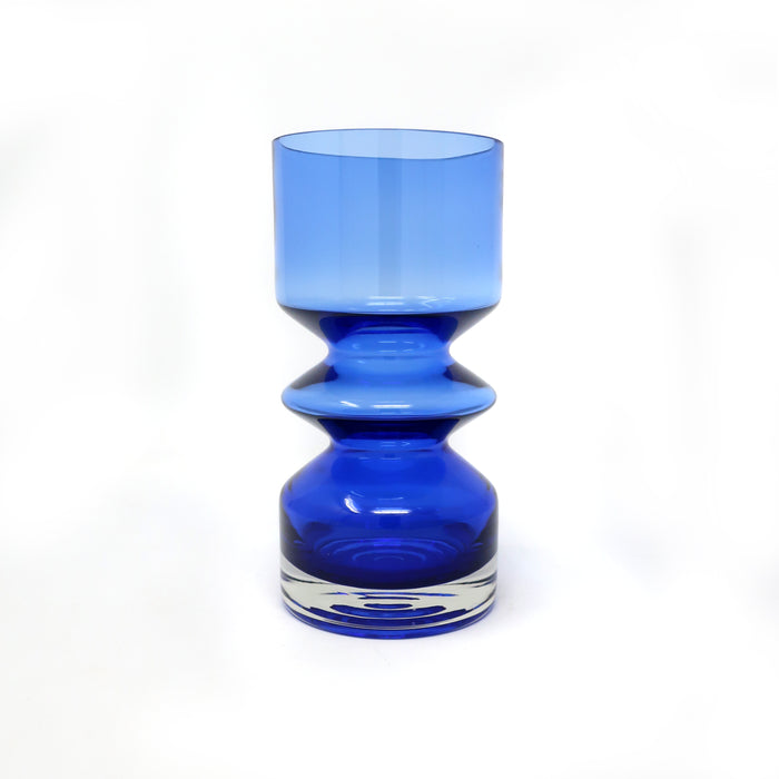 Blue Modernist Vase by Tamara Aladin for Riihimaen Lasi Oy