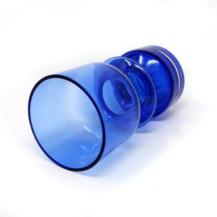 Blue Modernist Vase by Tamara Aladin for Riihimaen Lasi Oy