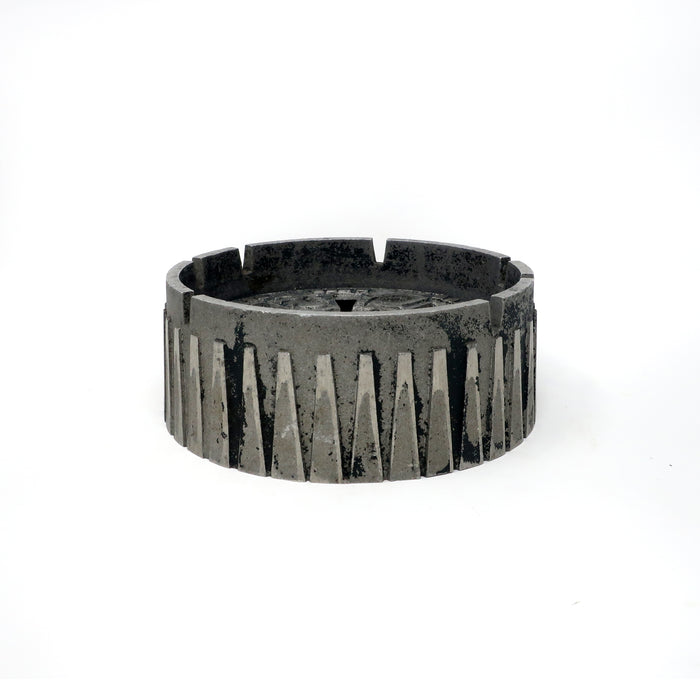 Brutalist Cast Aluminum Ashtray