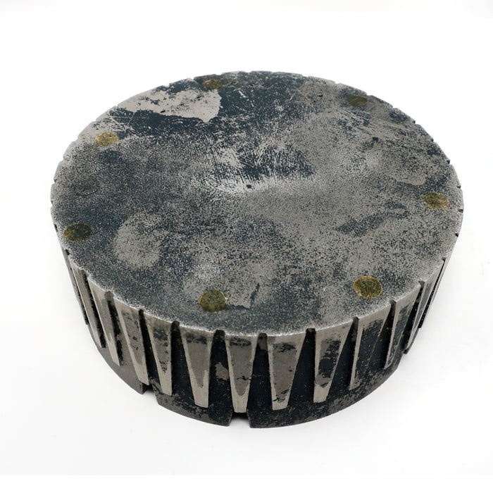 Brutalist Cast Aluminum Ashtray