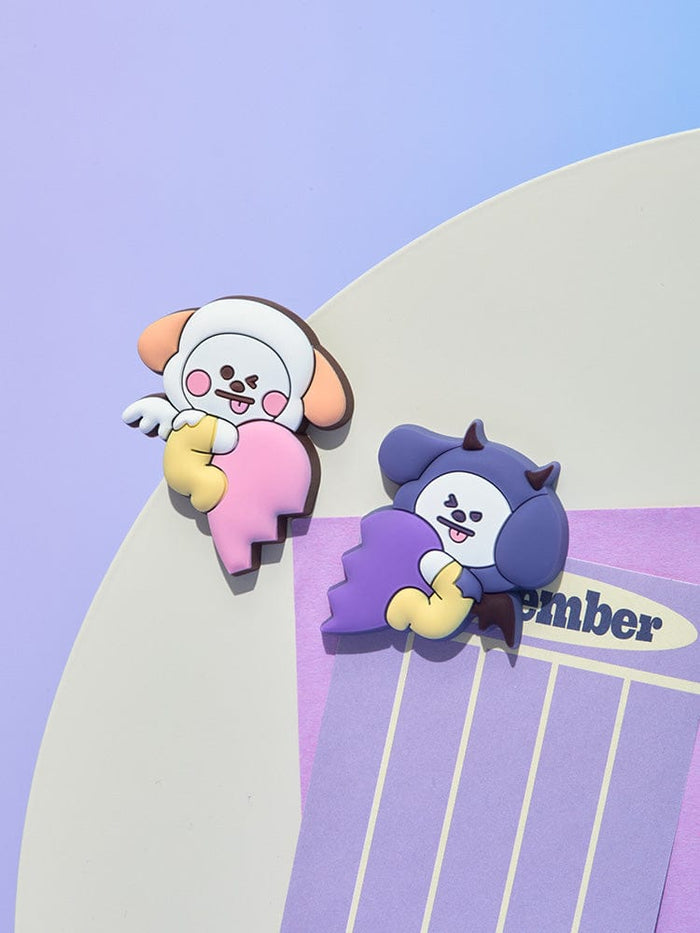 BT21 CHIMMY SILICONE MAGNET SET (2PCS) ANGEL & VILLAIN