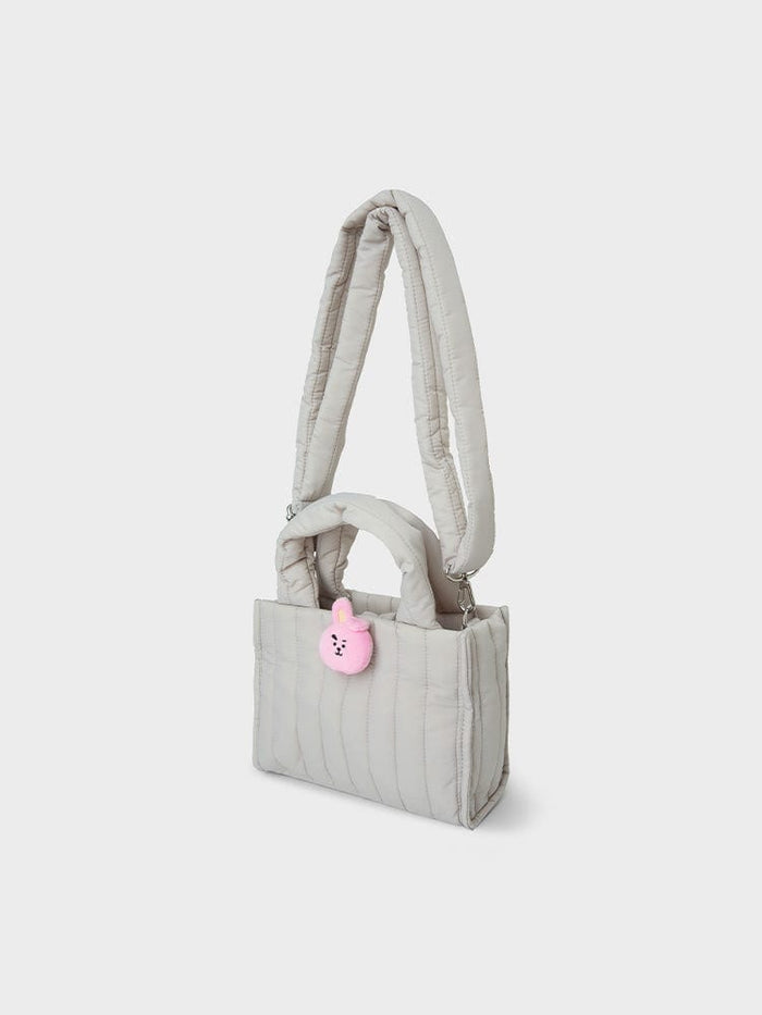 BT21 COOKY QUILTED BAG WITH FACE PLUSH BADGE WINTER EDITION