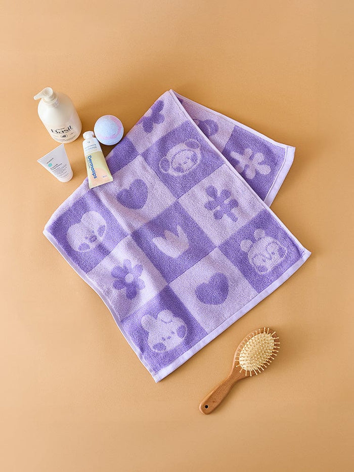 BT21 FACE TOWEL GIFT SET (2PCS) DAILY BASIC