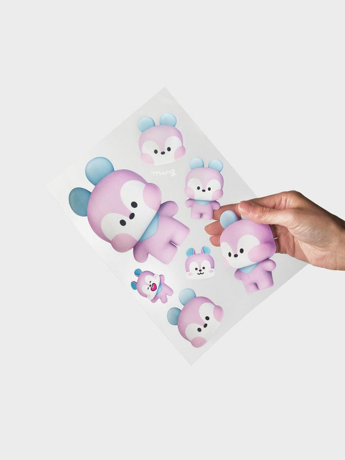BT21 MANG REMOVABLE STICKERS BIG & TINY EDITION