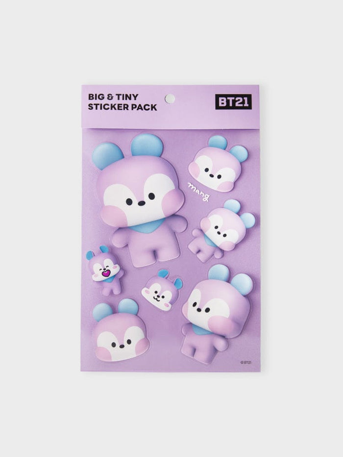 BT21 MANG REMOVABLE STICKERS BIG & TINY EDITION