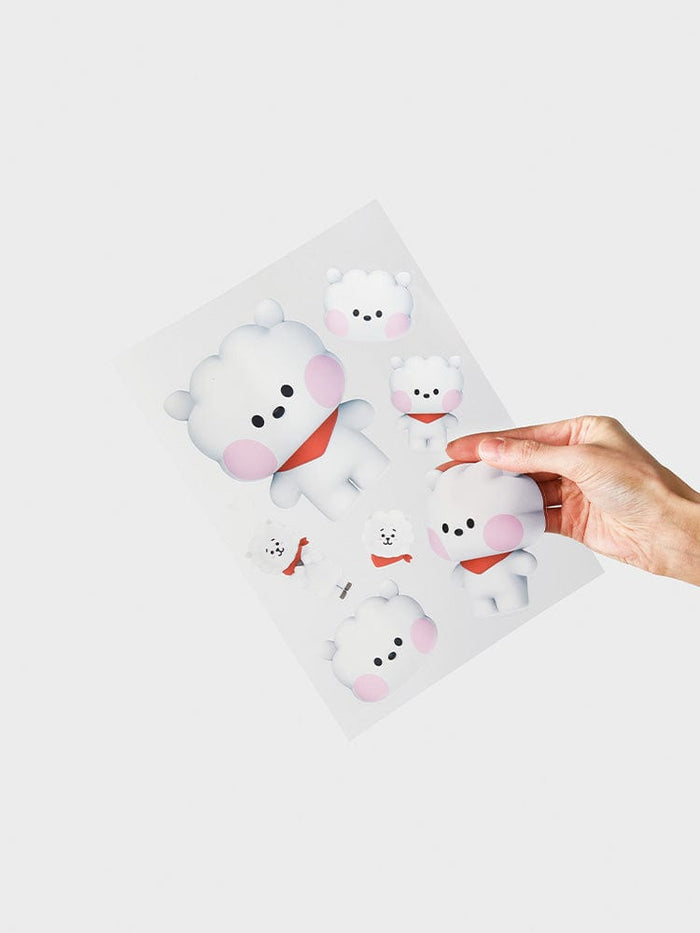 BT21 RJ REMOVABLE STICKERS BIG & TINY EDITION