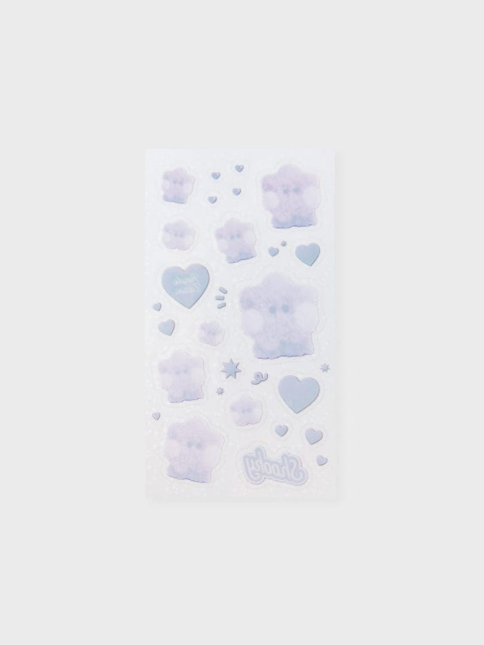 BT21 SHOOKY minini STICKERS PURPLE OF WISH EDITION